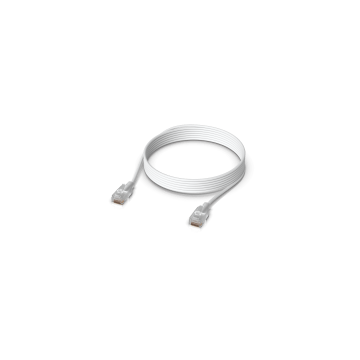Patchcord UniFi Etherlighting? de 2 Metros (6.56 Pies), hasta 10G / Soporta hasta PoE+++ / Conector RJ45 Transparente