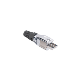 Plug TERA de 4 Pares, Compatible con Cable Sólido de 0.64 - 0.55 mm (0.025 - 0.022 Pulgadas) (22 - 23 AWG) S/FTP y