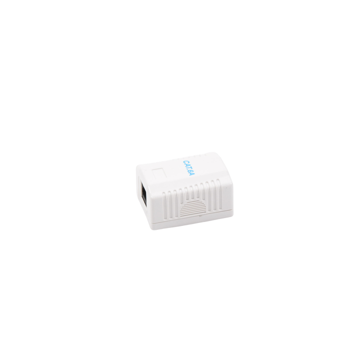 Caja de Pared con 1 Puerto, Incluye 1 Jack UTP Cat6A