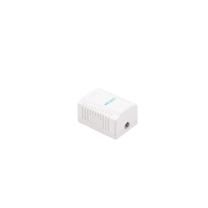 Caja de Pared con 1 Puerto, Incluye 1 Jack UTP Cat6A