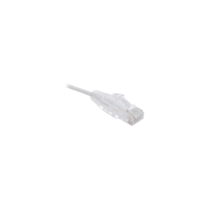 Cable de Parcheo Slim UTP Cat6 - 1.5 Metros (4.92 Pies) Blanco Diámetro Reducido (28 AWG)
