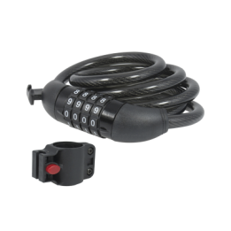Candado de Cable de Combinación/ Longitud 120 cm / Nivel de seguridad 3/ Discos Programables.
