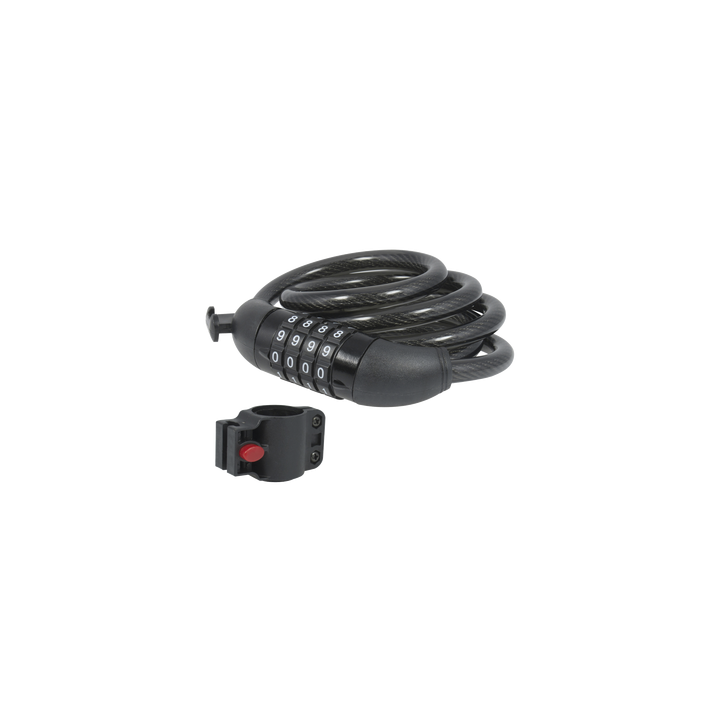Candado de Cable de Combinación/ Longitud 120 cm / Nivel de seguridad 3/ Discos Programables.