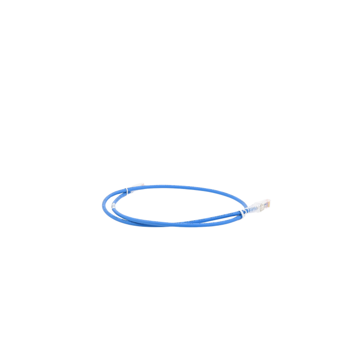 Patch Cord MC5 Modular Cat5e UTP, CM/LS0H, 0.91 Metros (3 Pies), Color Azul, Versión Bulk (Sin Empaque Individual)