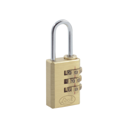 Candado de Latón de Combinación Maletero Programable/ Medida 20 mm / Nivel de seguridad 3 / Discos Programables.