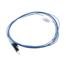 Pigtail de Fibra Óptica LC Simplex, Multimodo OM4 50/125, 900um, Color Aqua, 2 Metros (6.56 Pies)