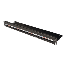 Patch Panel Z-Max, de 24 Puertos, Modular (Vacío), Plano, 1UR