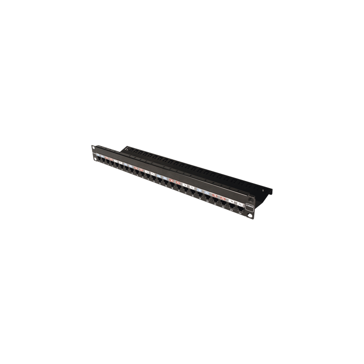 Patch Panel Z-Max, de 24 Puertos, Modular (Vacío), Plano, 1UR