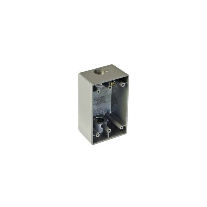 Caja Condulet FS de 1" ( 25.4 mm) con dos bocas a prueba de intemperie.