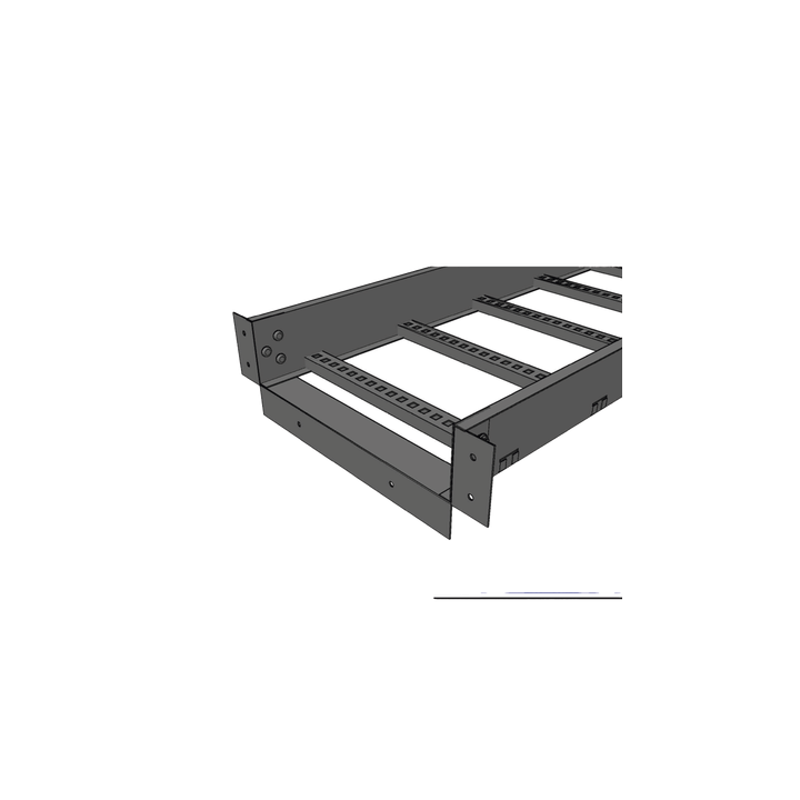 Conector de Escalera de Aluminio a Tablero (Caja) / Peralte 3 1/4" / Ancho 9" / Incluye Tornillería (CHCEC314X9AK)