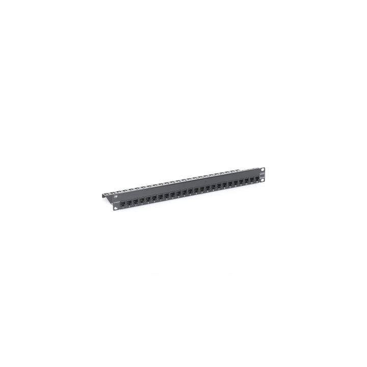 Patch Panel Z-Max, Blindado, de 24 Puertos, Modular (Vacío), Plano, 1UR