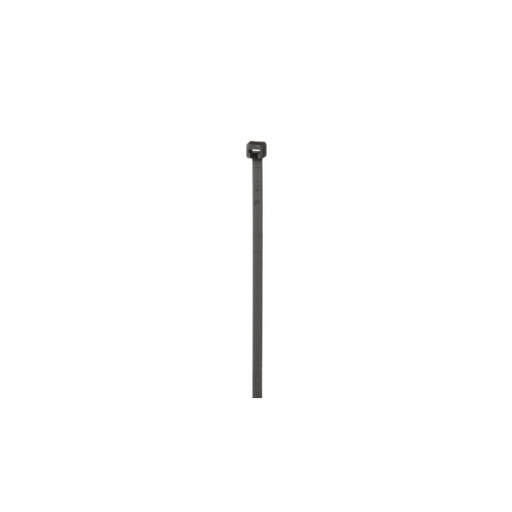 Cincho de Nylon 6.6, de 203mm largo x 3.6mm ancho, Color Negro. Paquete de 1000 Piezas