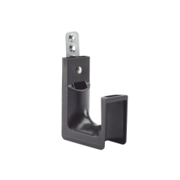 Sujetador STRONGHOLD tipo J (J-PRO), Con Soporte para Montaje en Pared, Para 180 Cables Cat6, Nylon 6.6, Color Negro, 1