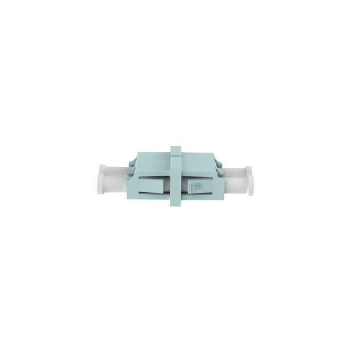 Módulo Acoplador LC Duplex, Para Fibra Multimodo, Color Aqua