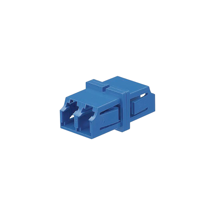 Módulo Acoplador LC Duplex, Para Fibra Monomodo, Color Azul