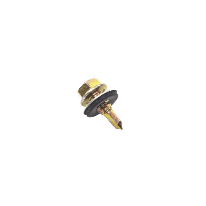 Tornillo Punta Broca Sello Montado 6.5 X 38 mm (1/4" X 1 1/2") Caj. C/100pz.