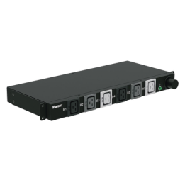 PDU Básico para Distribución de Energía, Plug de Entrada Trifásico CS8365C, Con 6 Contactos C19, Instalación
