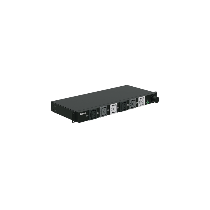 PDU Básico para Distribución de Energía, Plug de Entrada Trifásico CS8365C, Con 6 Contactos C19, Instalación
