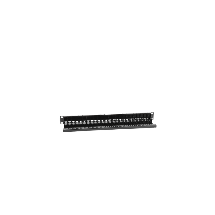 Patch Panel UTP Z-MAX de 24 Puertos, Precargado con Jacks Categoría 6, Plano, 1UR