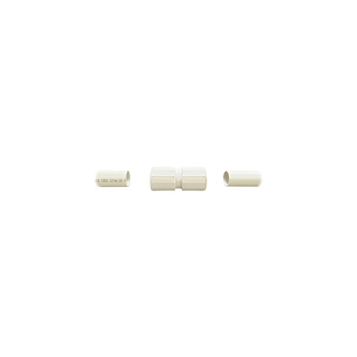 Manguito / Cople Morbidx IP67 libre de halógenos para unir tubería rígida de 16 mm (5/8") permite una instalación