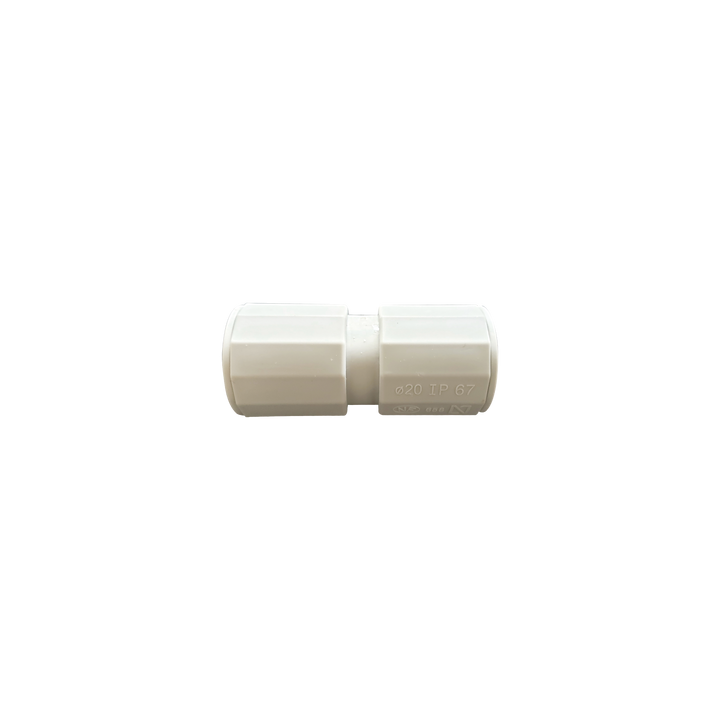 Manguito / Cople Morbidx IP67 libre de halógenos para unir tubería rígida de 16 mm (5/8") permite una instalación