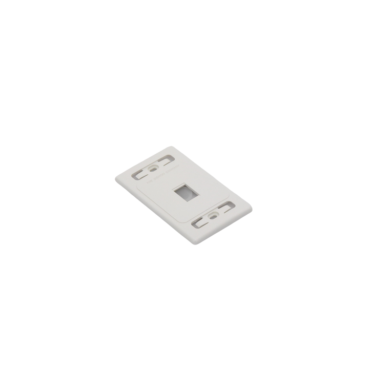 Placa de Pared Modular MAX, de 1 Salida, Color Blanco