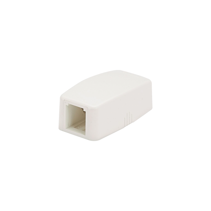 Caja de Montaje en Superficie, Para 1 Módulo Mini-Com, Color Blanco Mate