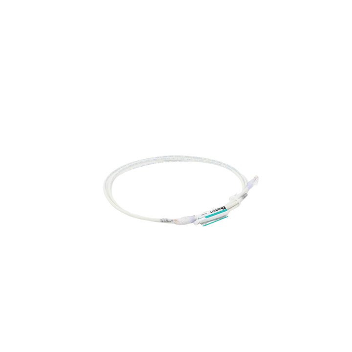Cable de Parcheo UTP Cat6A, CM/LSZH, Diámetro Reducido (28AWG), Color Blanco Mate, 2.13 Metros (7 Pies)