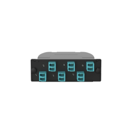 Casete OptiCom de Fibra Óptica Multimodo OM4, Con Conector MPO a 6 LC Duplex, Polaridad Método A, Pérdida de
