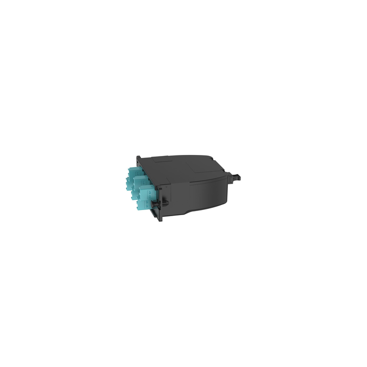 Casete OptiCom de Fibra Óptica Multimodo OM4, Con Conector MPO a 6 LC Duplex, Polaridad Método A, Pérdida de