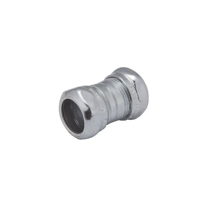 Cople Compresión de Acero Galvanizado para Pared Delgada de 1-1/2".