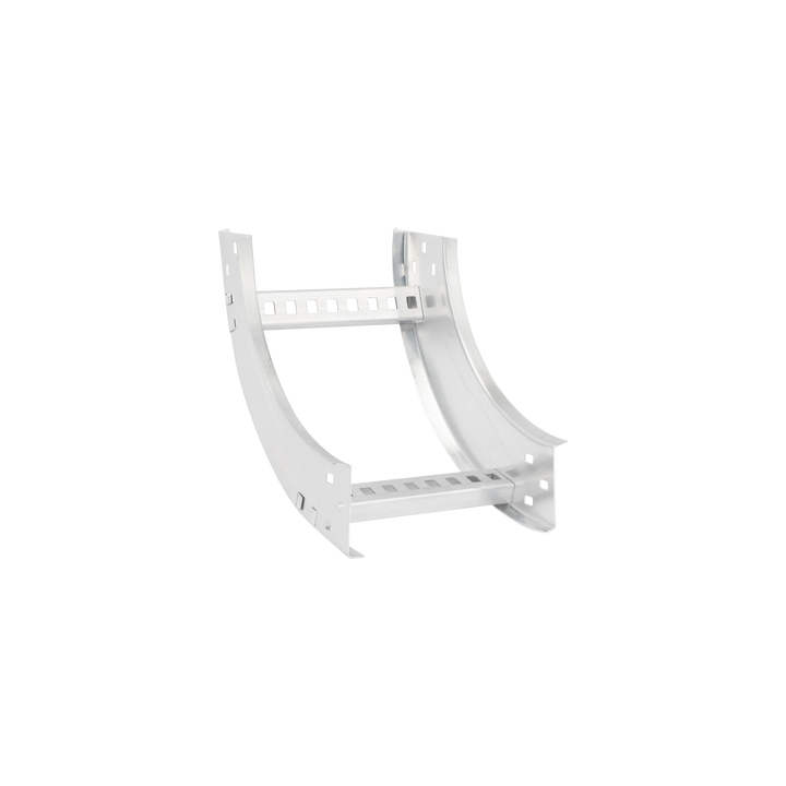 Curva Vertical Interior de Aluminio de 90° Perfil Z / Peralte 3 1/4" / Ancho 9" / Radio 8" / Incluye Tornillería