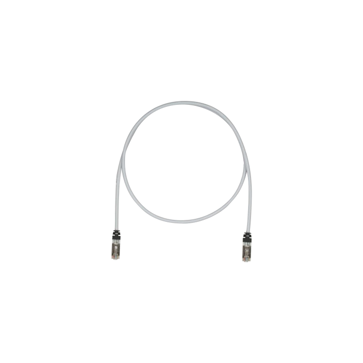 Patch Cord Cat6A, Blindado S/FTP, CM/LS0H, 4.57 Metros (15 Pies), Color Gris