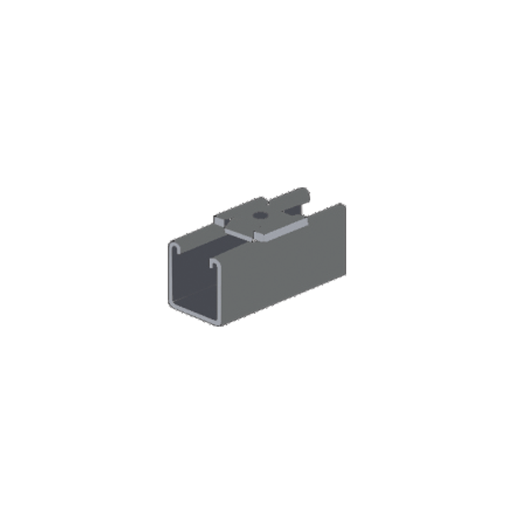 Tope Unicanal Muesca para Tornillo de  3/8" ( 9.5 mm ).