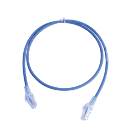 Patch Cord MC5 Modular Cat5e UTP, CM/LS0H, 2.13 Metros (7 Pies), Color Azul, Versión Bulk (Sin Empaque Individual)