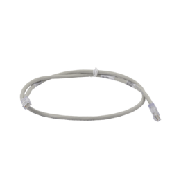 Cable de Parcheo TX6, UTP Cat6, 24 AWG, CM, Color Gris, 0.30 Metros (1 Pie)
