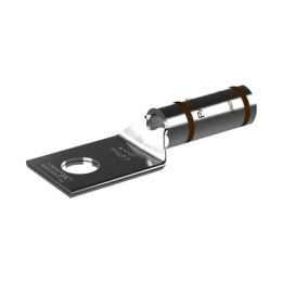 Zapata de compresión LCA2-14-Q, para cal. 2 Awg, Barreno para tornillo prisionero de 1/4, 1 Pz