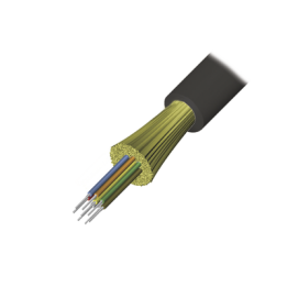 Cable de Fibra Óptica de 6 Hilos, Interior/Exterior, Tight Buffer, No Conductiva (Dieléctrica), LS0H, Multimodo OM3