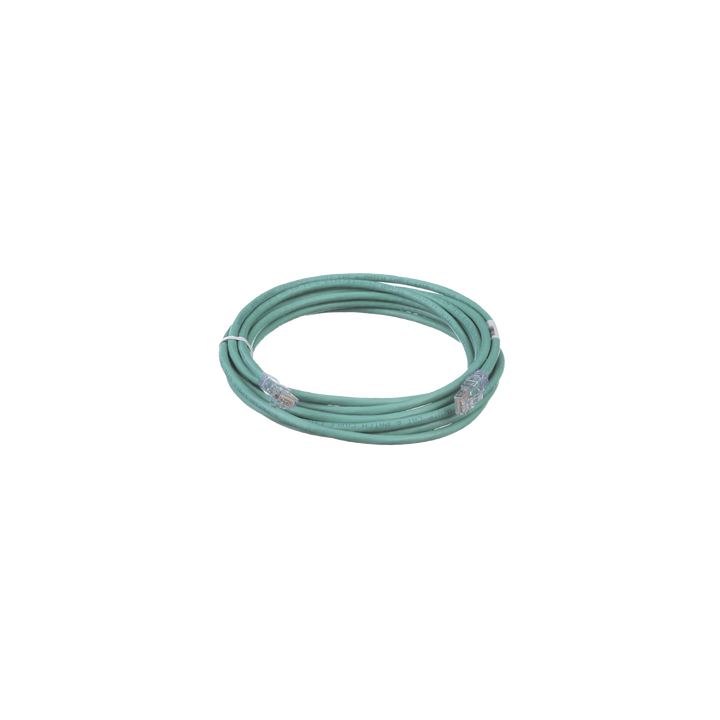 Cable de Parcheo TX6, UTP Cat6, 24 AWG, CM, Color Verde, 4.57 Metros (15 Pies)