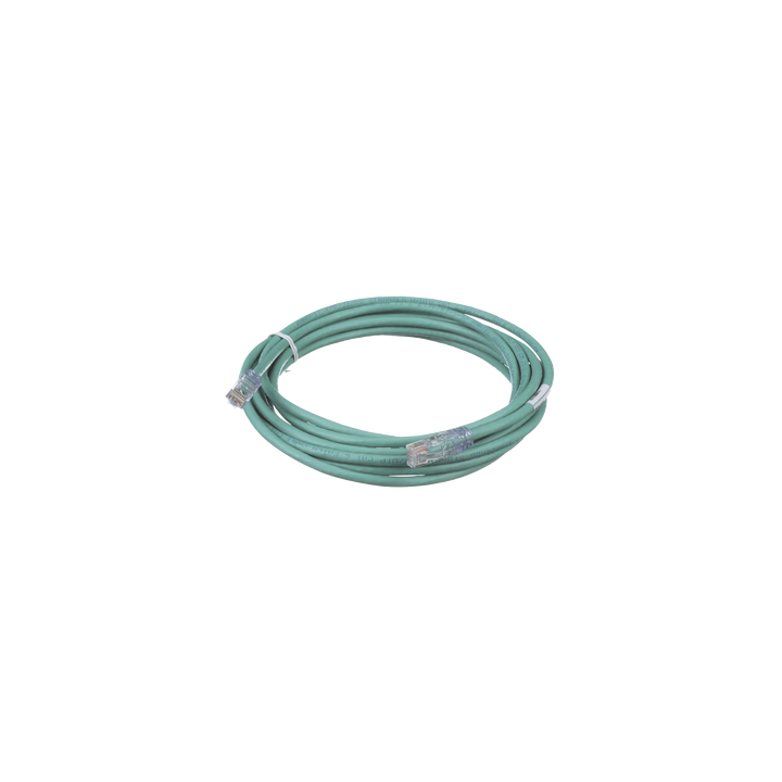 Cable de Parcheo TX6, UTP Cat6, 24 AWG, CM, Color Verde, 4.57 Metros (15 Pies)