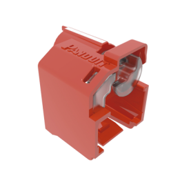 Kit de 10 Dispositivos Recubiertos para Impedir Desconexión de Plug RJ45, Color Rojo, Incluye Herramienta para