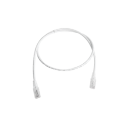 Patch Cord MC5 Modular Cat5e UTP, CM/LS0H, 1.52 Metros (5 Pies), Color Blanco, Versión Bulk (Sin Empaque Individual)