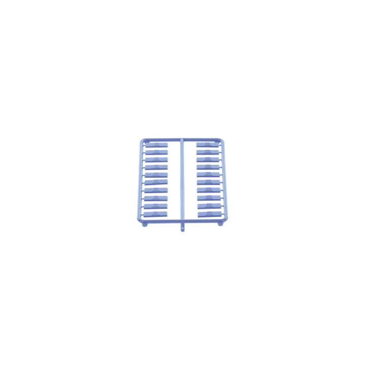 Paquete de 100 Iconos de Datos de Instalación a Presión, Para Jacks Mini-Com de Panduit, De Plástico, Color Azul