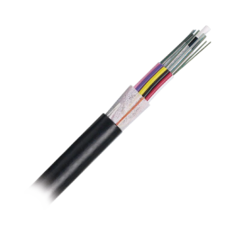 Cable de Fibra Óptica 12 Hilos, OSP (Planta Externa), No Armada (Dieléctrica), MDPE (Polietileno de Media Densidad),