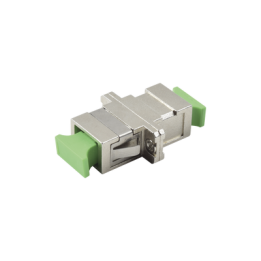 Módulo Acoplador de Fibra Óptica Simplex SC/APC a SC/APC Compatible con Fibra Monomodo