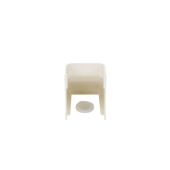 Conexión para techo falso/entrada, para uso con canaleta LD10, material ABS, Color Blanco Mate