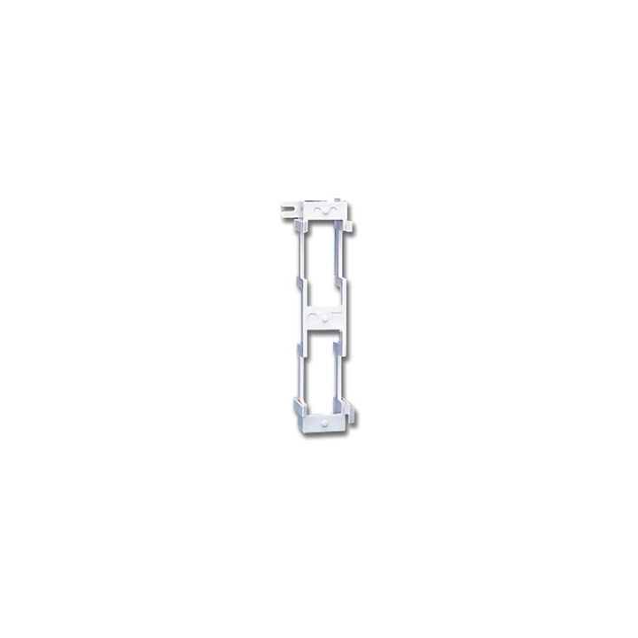 Bracket para Montaje de Regleta S66, Acepta 1 Regleta M150 y 1 Conector de 25 Pares de Cada Lado