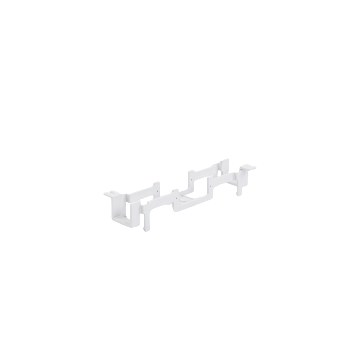 Bracket para Montaje de Regleta S66, Acepta 1 Regleta M150 y 1 Conector de 25 Pares de Cada Lado