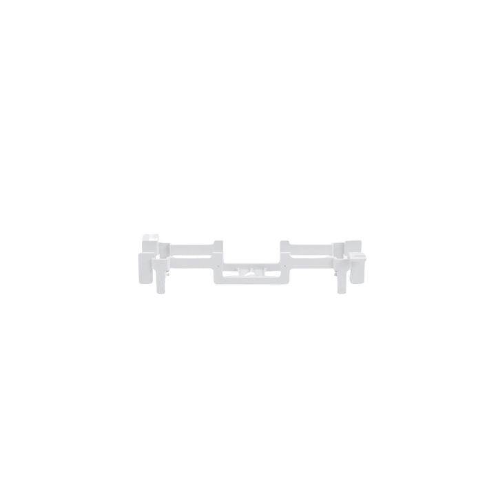 Bracket para Montaje de Regleta S66, Acepta 1 Regleta M150 y 1 Conector de 25 Pares de Cada Lado
