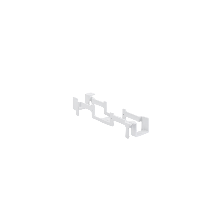 Bracket para Montaje de Regleta S66, Acepta 1 Regleta M150 y 1 Conector de 25 Pares de Cada Lado